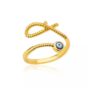 Ribbon Eye Ring